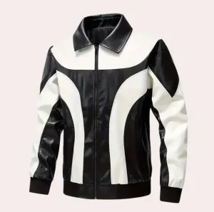 Men's modern zipped jacket