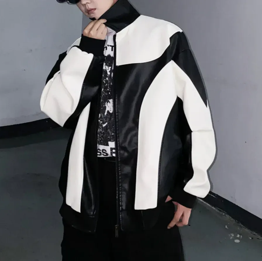 Men's modern zipped jacket