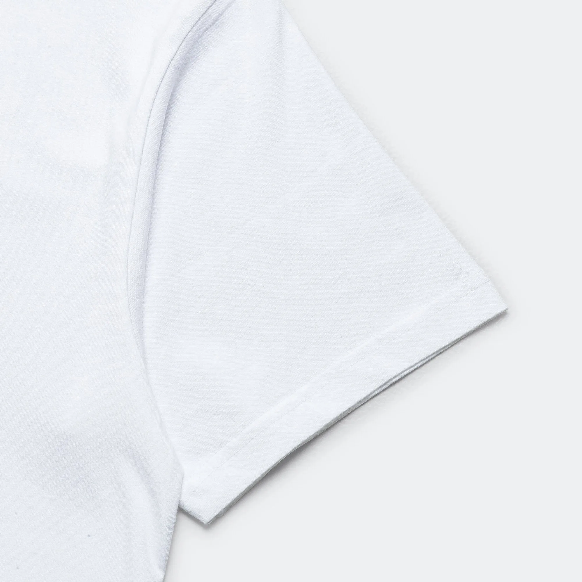Mens Post Running High White SS - White
