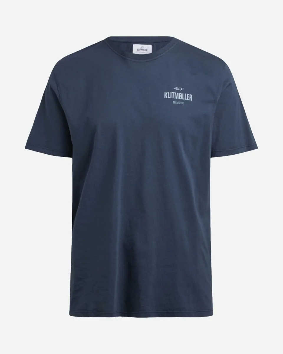 Mens Small Logo Tee - Navy