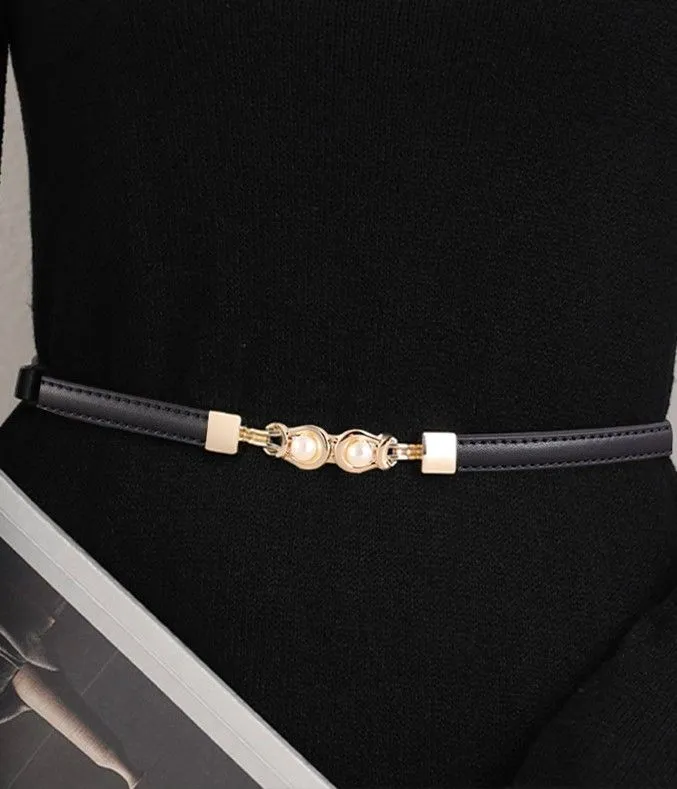 Mia Thin Leather Belt