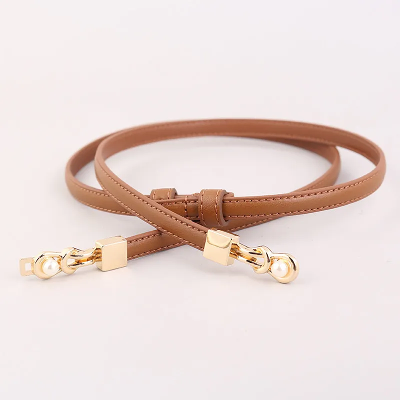 Mia Thin Leather Belt