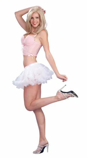 Micro Crinoline 10" White