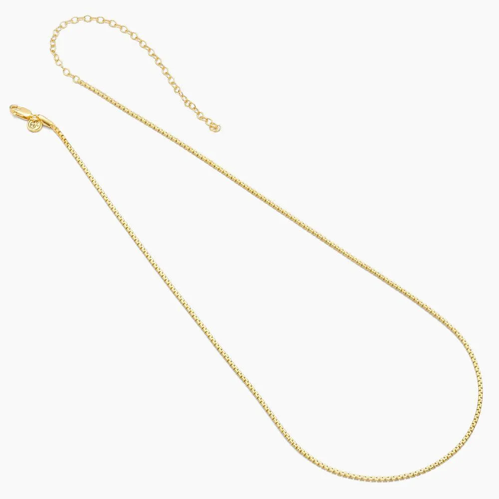 Mini Petite Boxy Chain Necklace