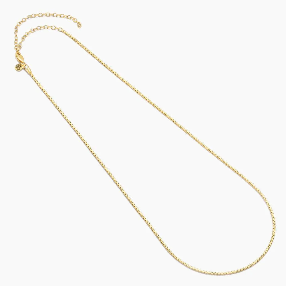 Mini Petite Boxy Chain Necklace