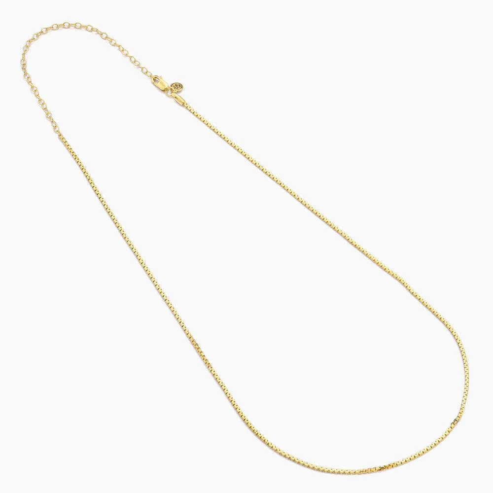 Mini Petite Boxy Chain Necklace