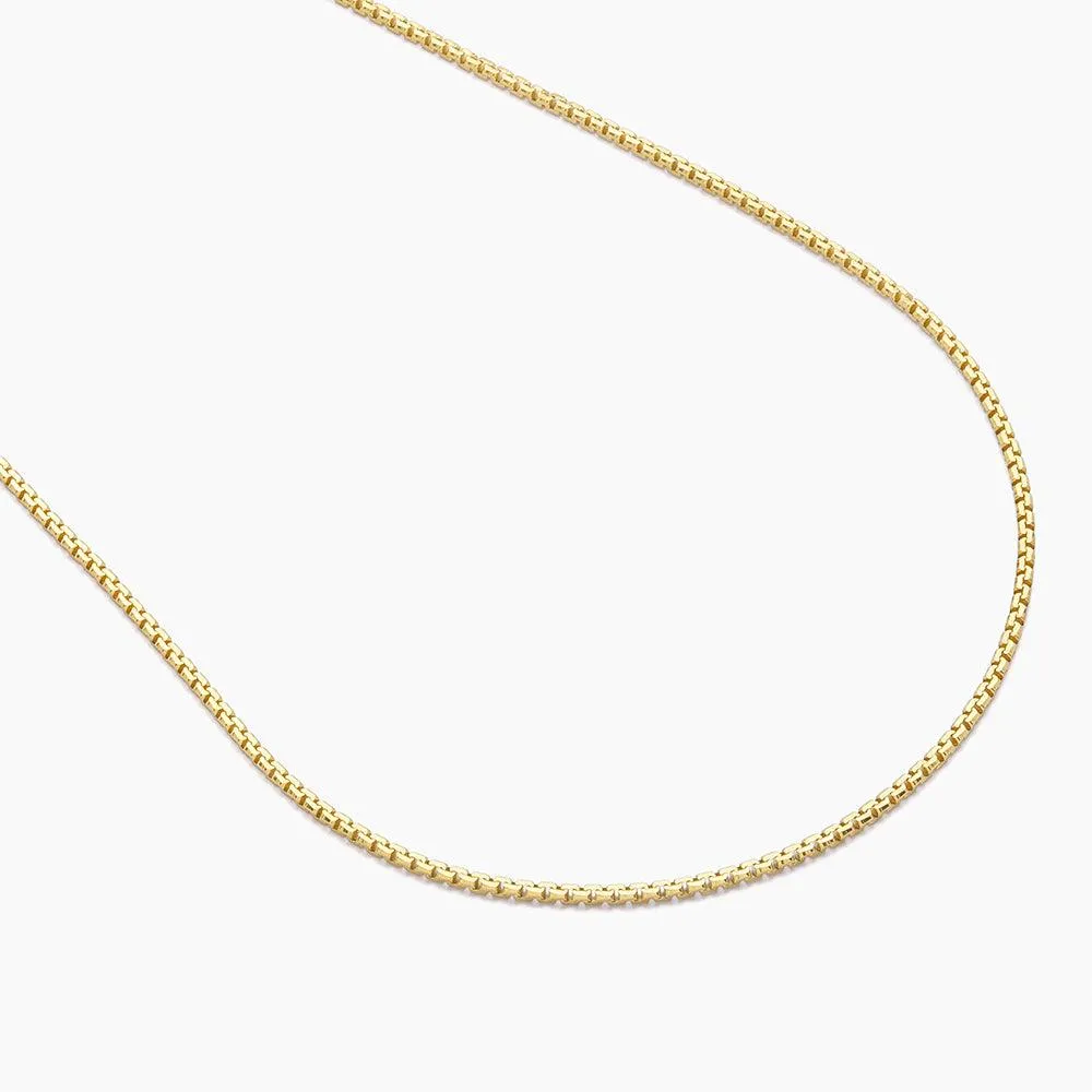 Mini Petite Boxy Chain Necklace