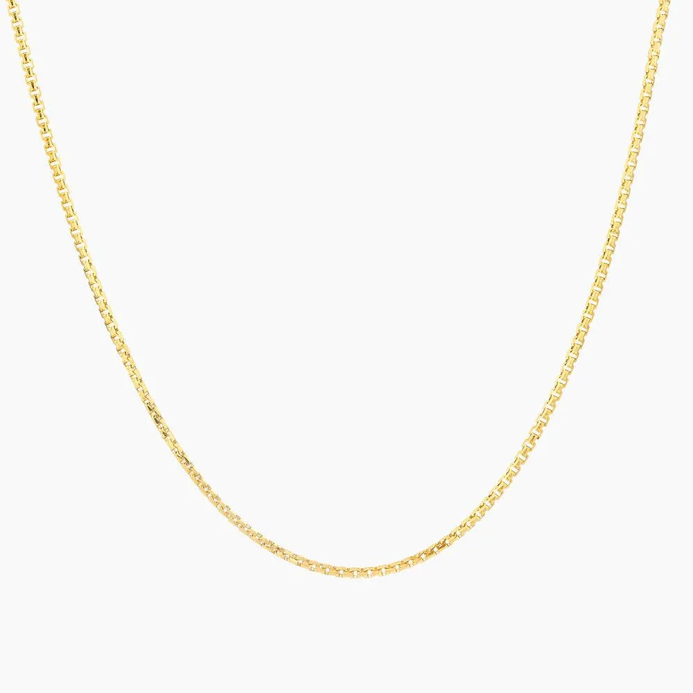 Mini Petite Boxy Chain Necklace