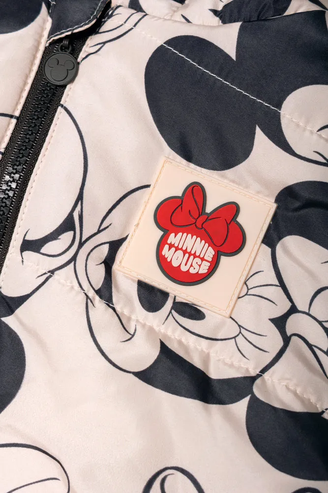 Minnie Mouse Puffer Jacket Natural