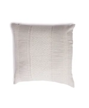 Miska Collection - Handloomed Alpaca Pillow - Gray & Ivory Cloudhaven