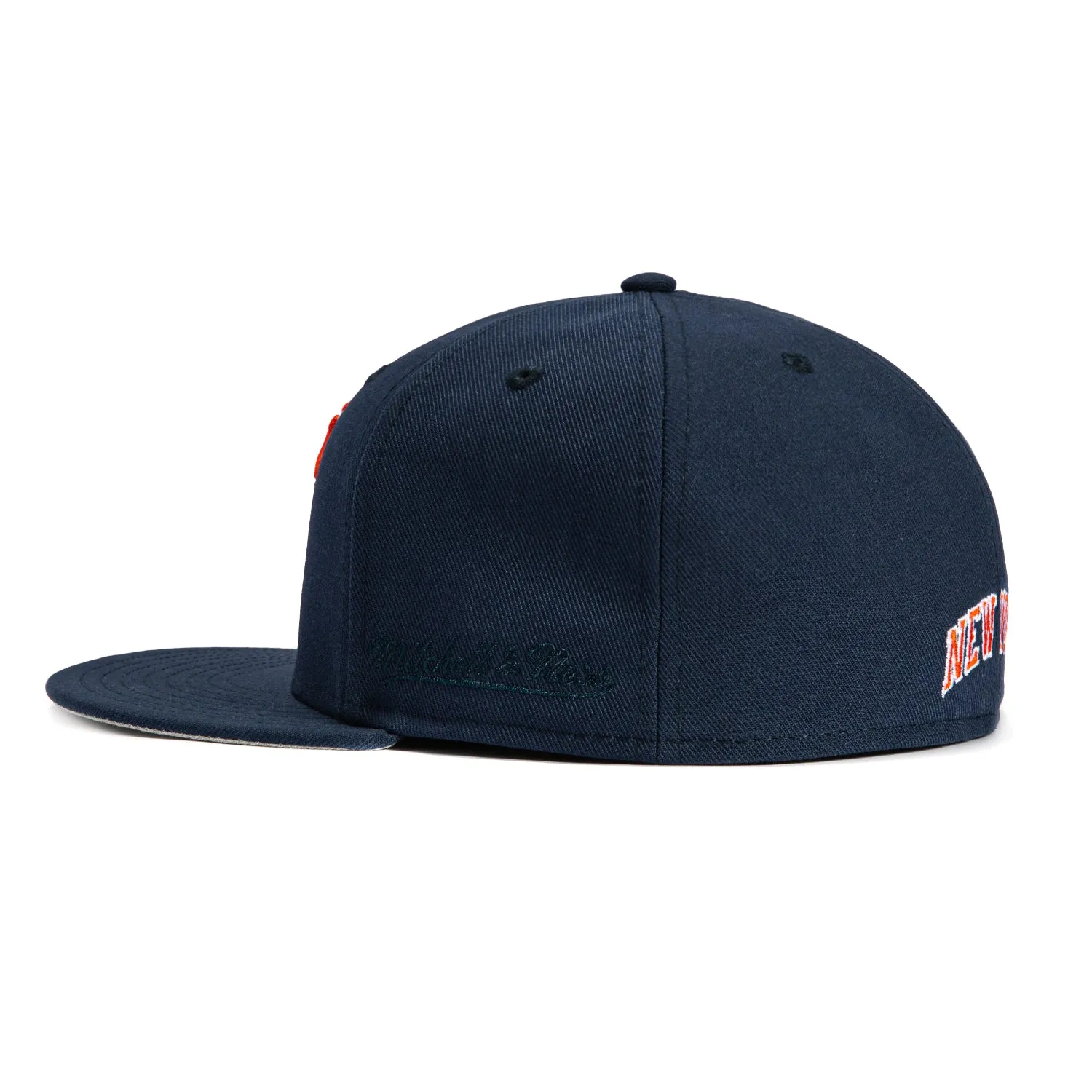 Mitchell & Ness New York Knicks 70th Anniversary Patch Hat - Navy