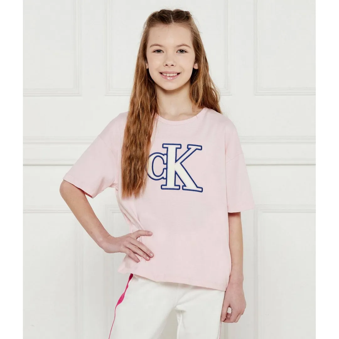 Monogram Flock Boxy Ss T-Shirt