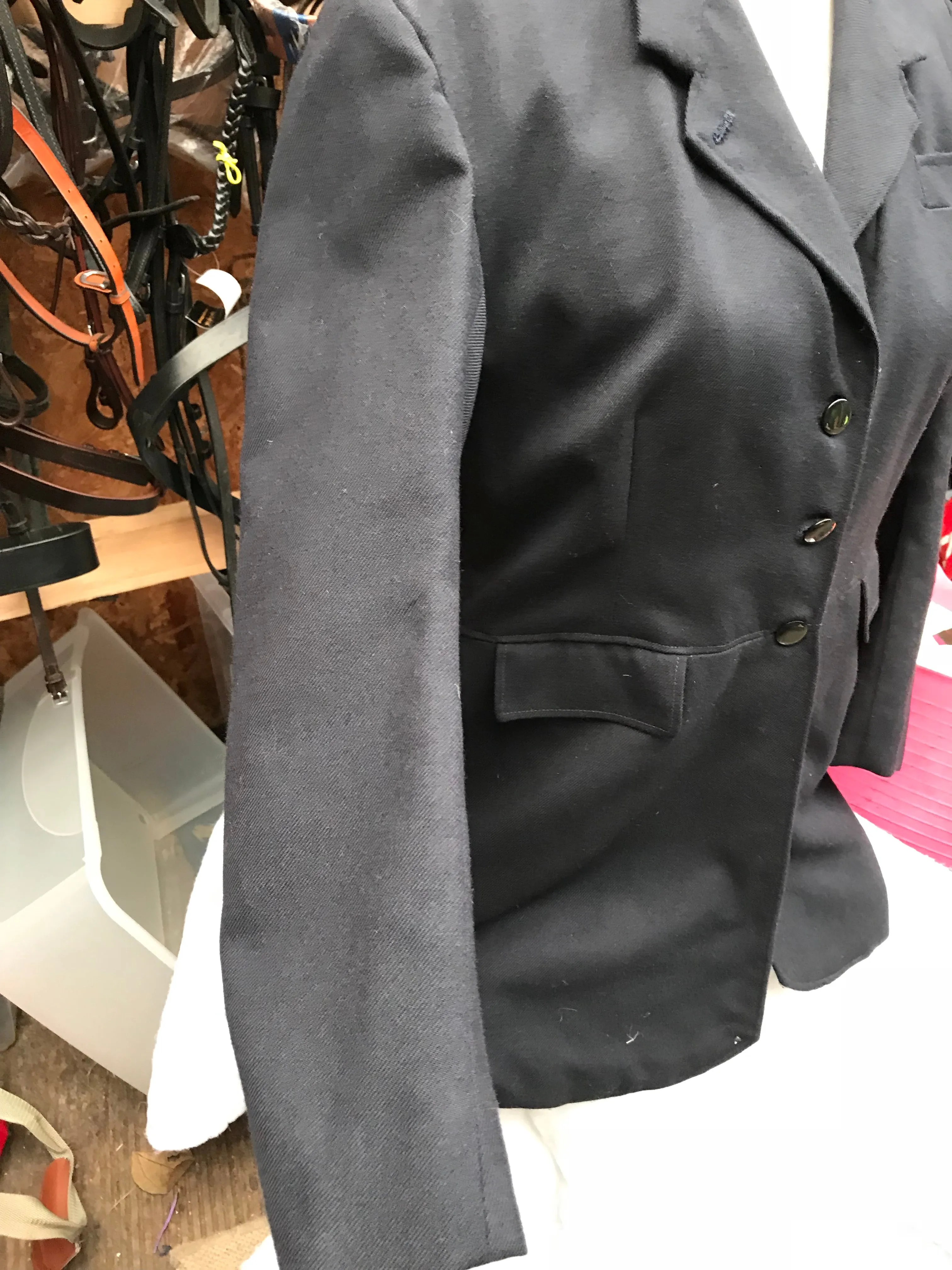 Navy wool show jackets size 38 (size 14) FREE POSTAGE