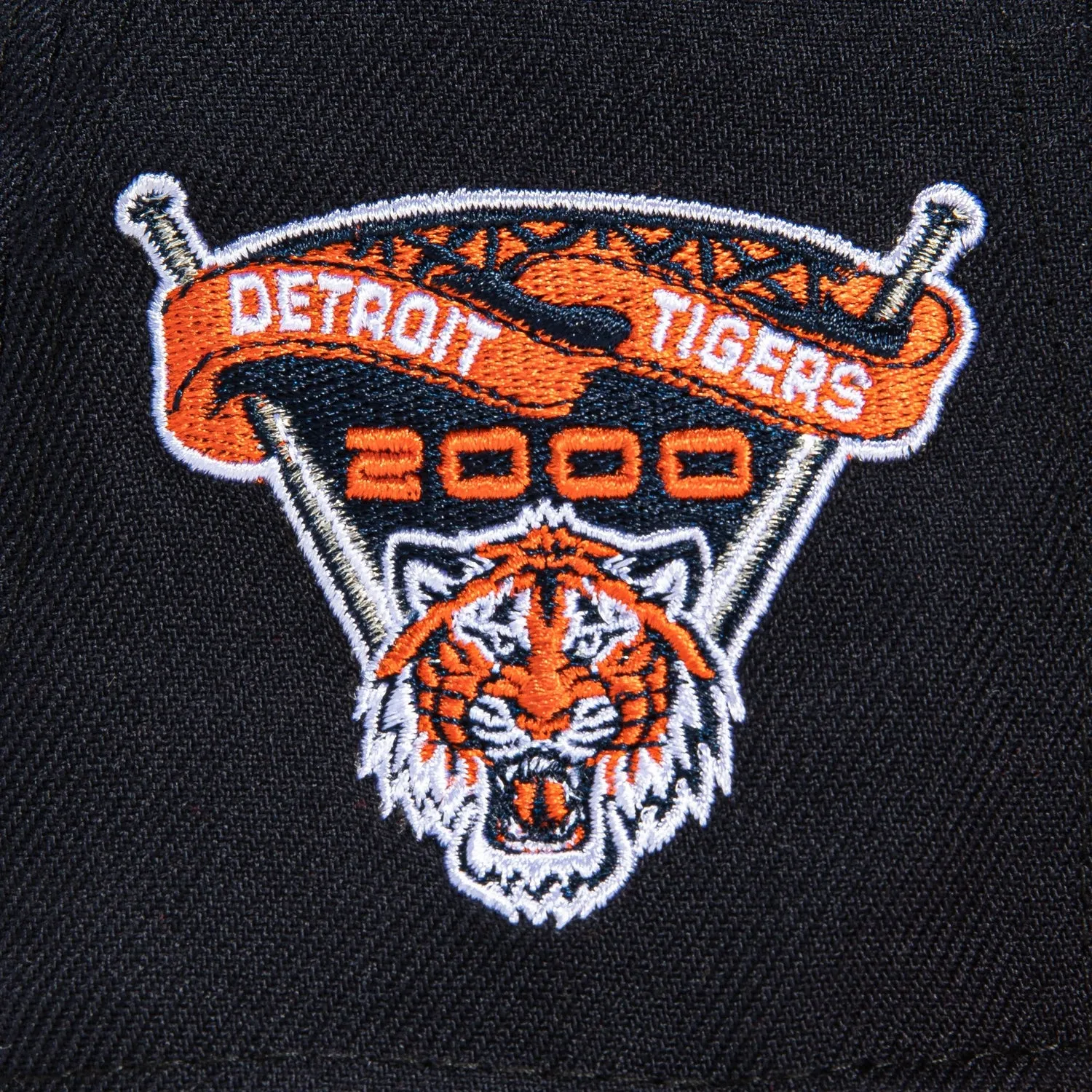 New Era 59Fifty Detroit Tigers 2000 Inaugural Patch Jersey Hat - Navy, Orange