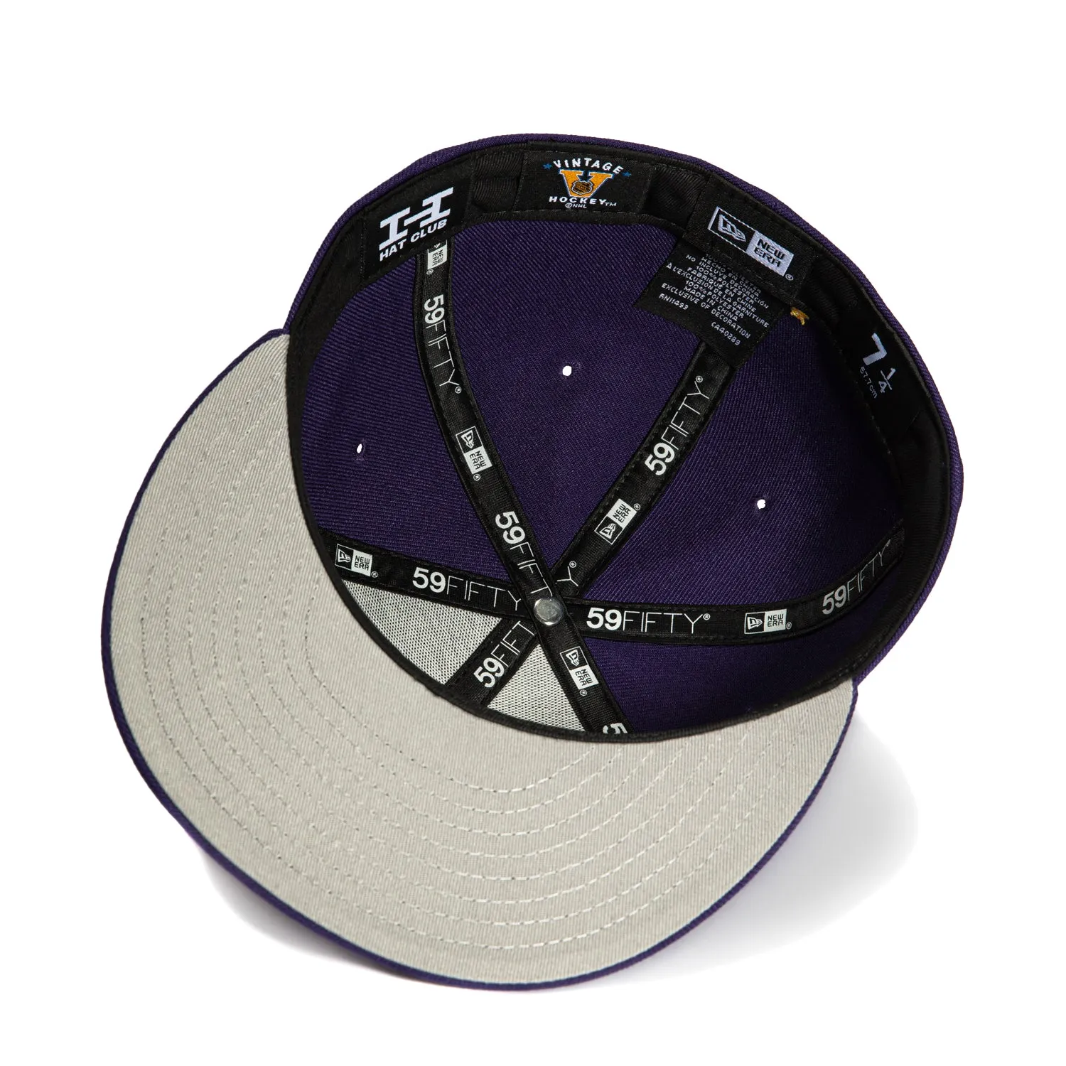 New Era 59Fifty Los Angeles Kings Patch Word Hat - Purple, Gold