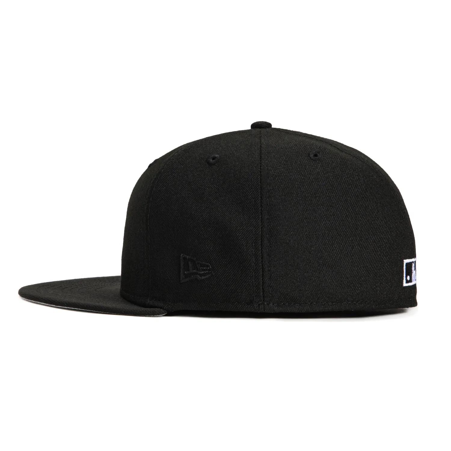 New Era 59Fifty Magma New York Mets 40th Anniversary Stadium Patch Word Hat - Black, Infrared