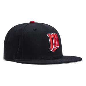 New Era 59Fifty Retro On-Field Minnesota Twins M Hat - Navy