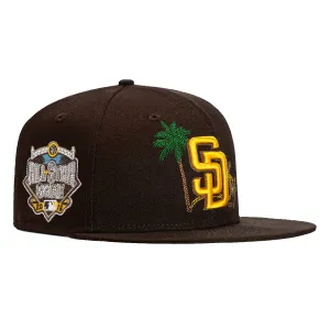 New Era 59Fifty State Stitch San Diego Padres 2016 All Star Game Patch Hat - Brown