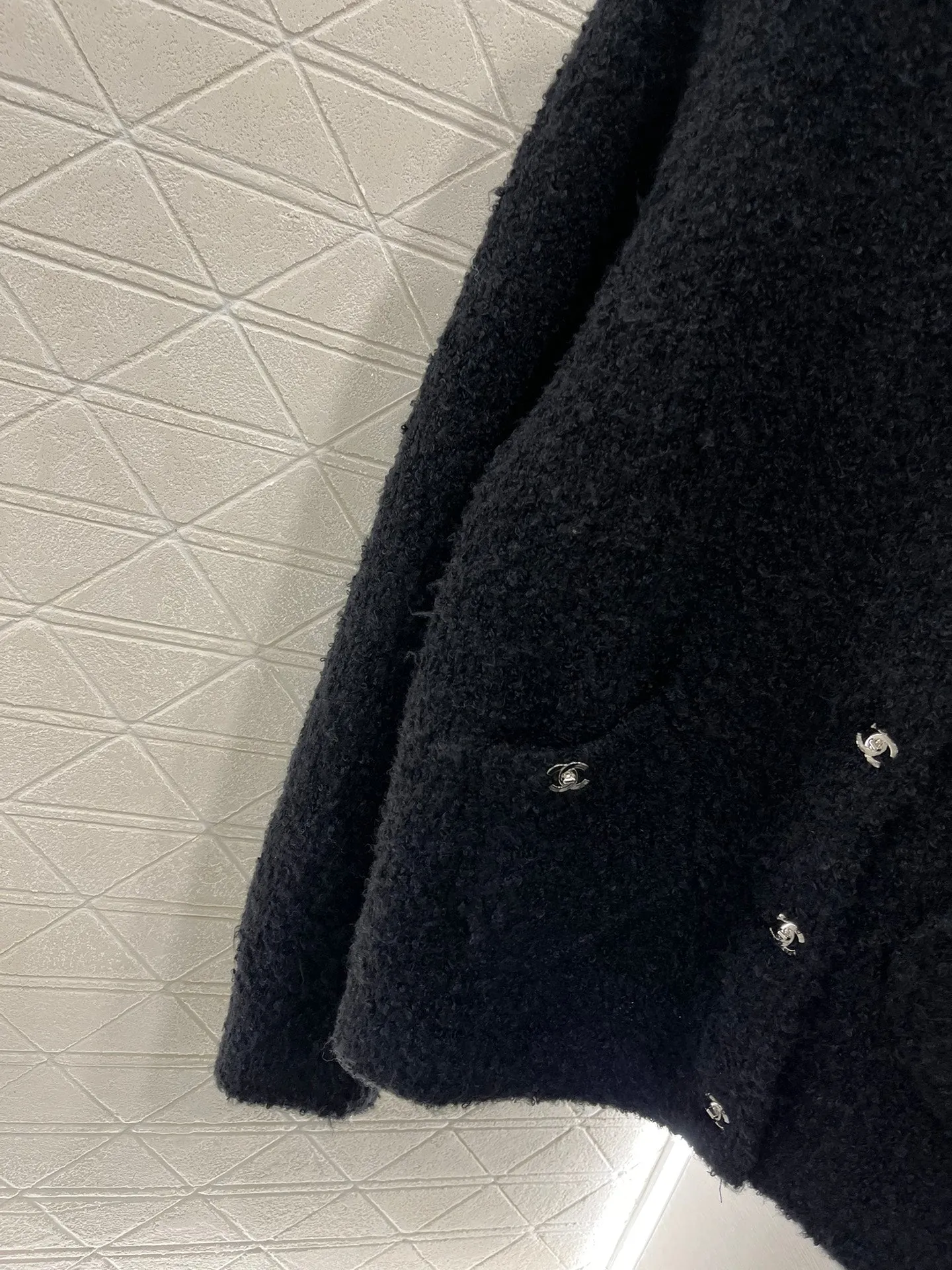 New Lapel Pocket Knitted Jacket