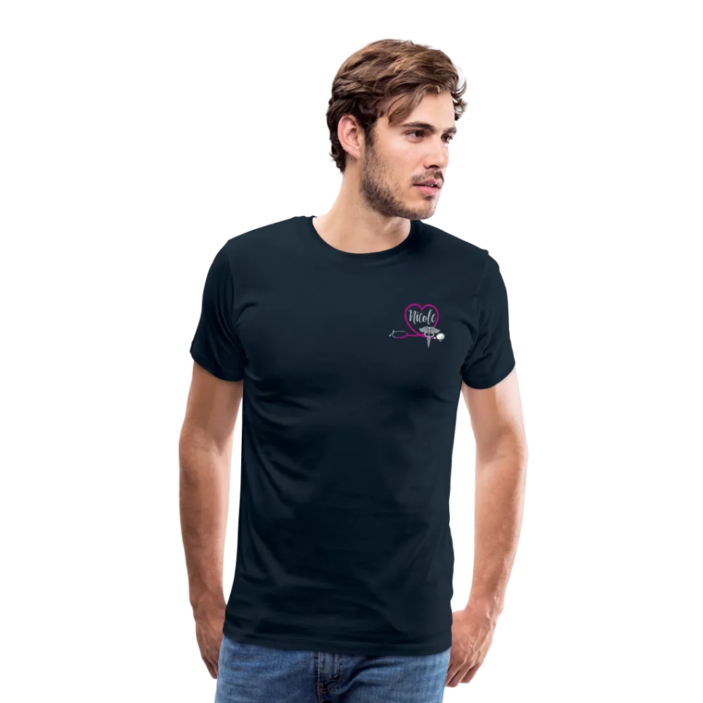Nicole Emergency Nurse Flag Men's Premium T-Shirt