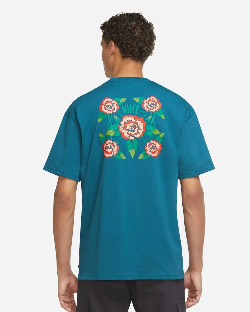 Nike SB Mosaic Roses Tee - Marina