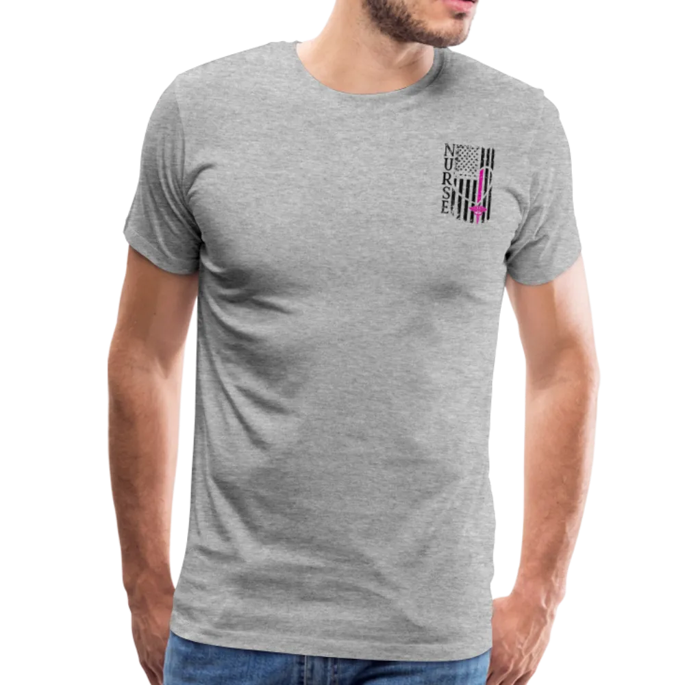 Nurse Flag Men's Premium T-Shirt (CK1213) Updated 