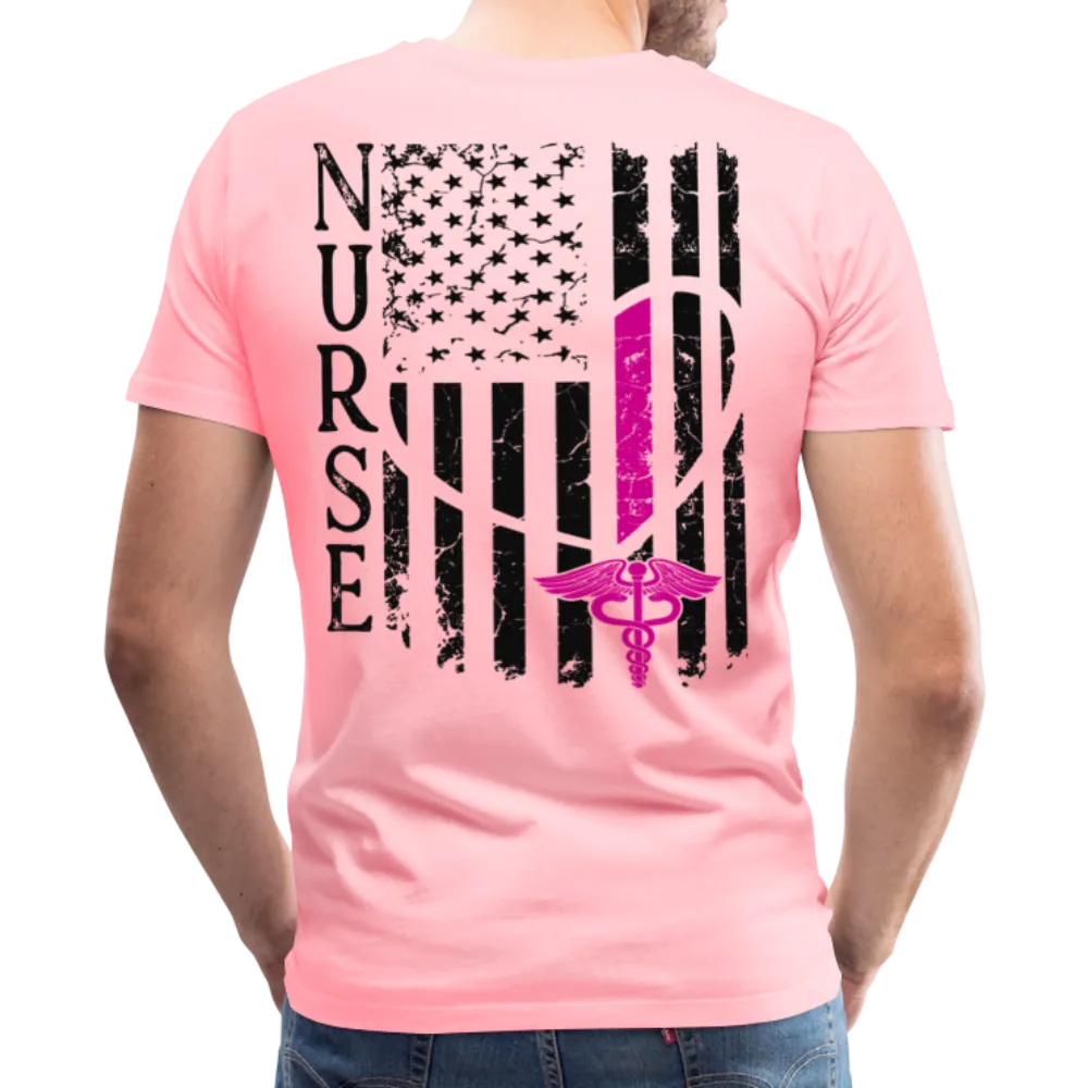 Nurse Flag Men's Premium T-Shirt (CK1213) Updated 
