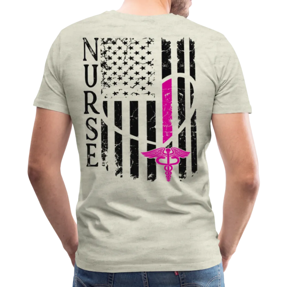 Nurse Flag Men's Premium T-Shirt (CK1213) Updated 