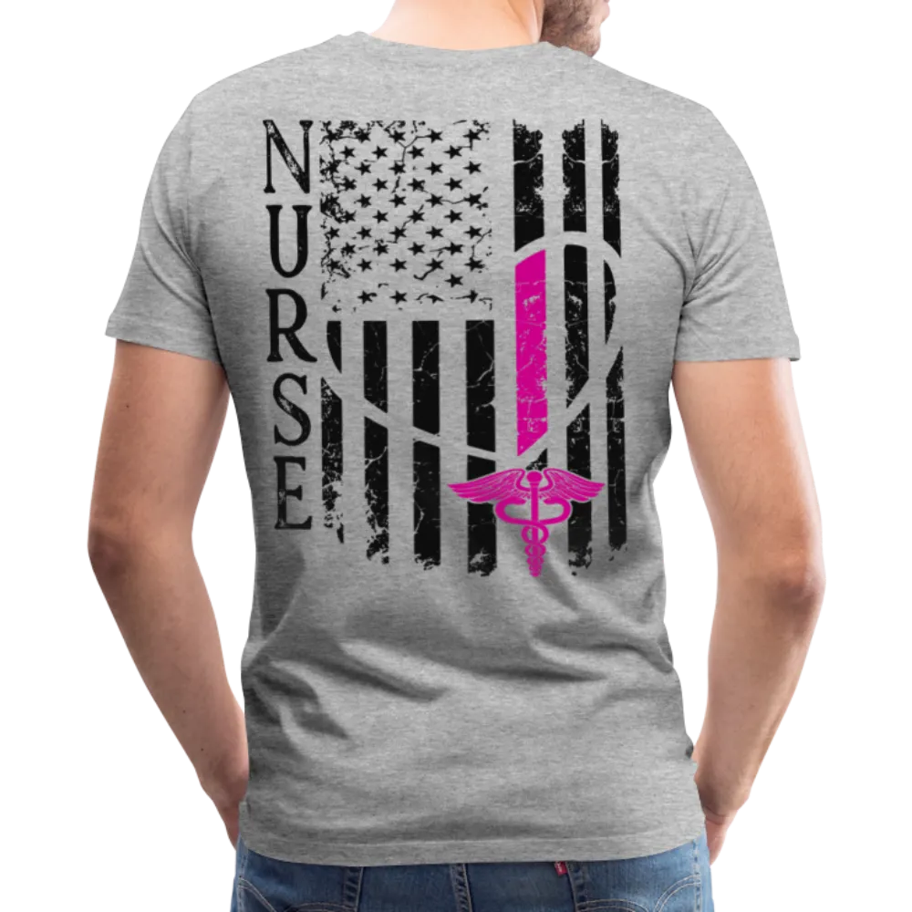 Nurse Flag Men's Premium T-Shirt (CK1213) Updated 