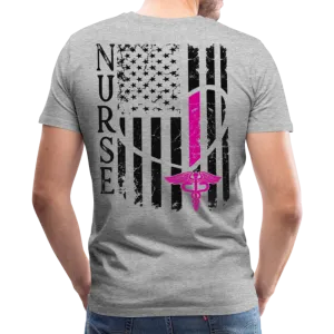 Nurse Flag Men's Premium T-Shirt (CK1213) Updated 
