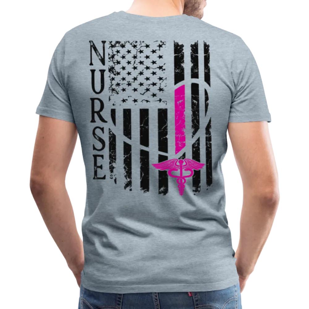 Nurse Flag Men's Premium T-Shirt (CK1213) Updated 