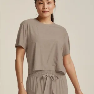 NWT Beyond Yoga Featherweight Sleep In Boxy Tee