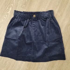 Oaks Apparel Leigh Navy Cord Skirt