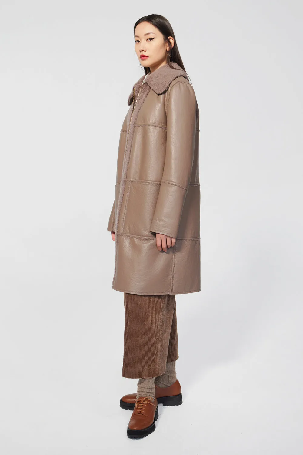 Obsidian Coat Taupe
