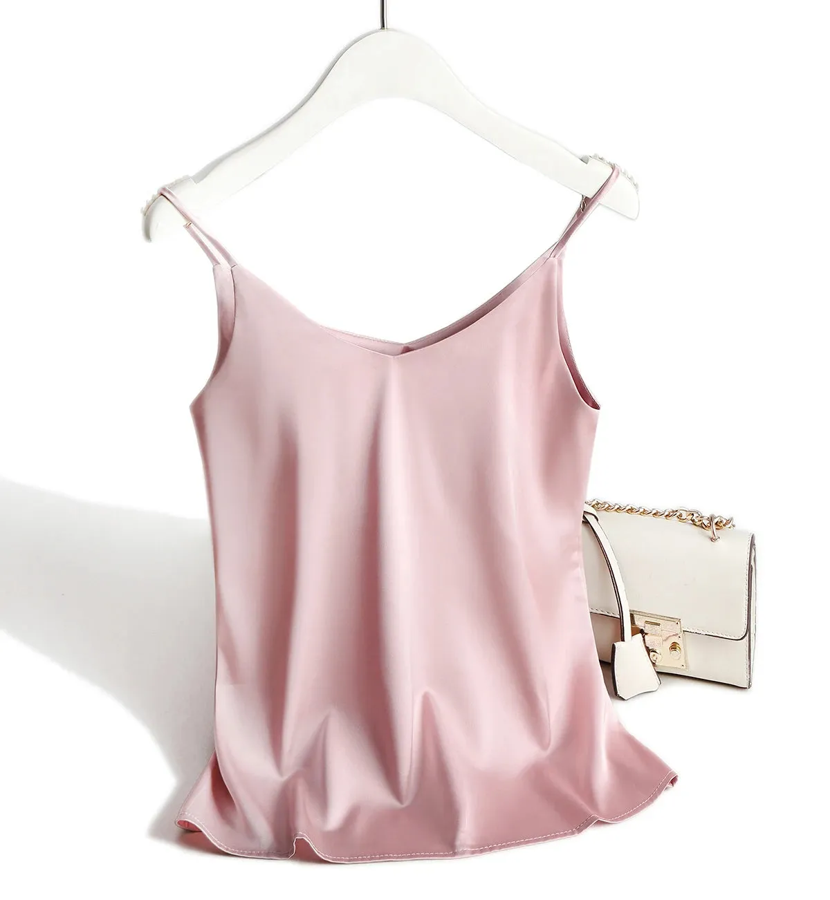 Obsidian Phoenix Satin Spaghetti Strap Cami