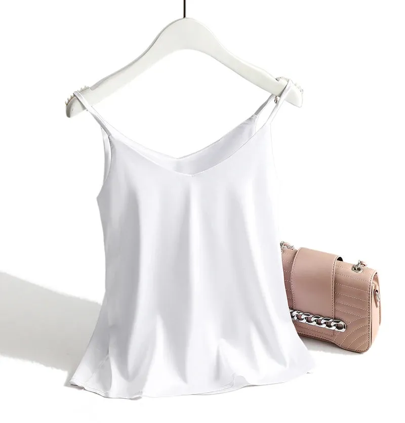 Obsidian Phoenix Satin Spaghetti Strap Cami