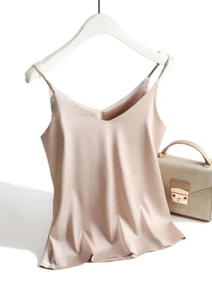 Obsidian Phoenix Satin Spaghetti Strap Cami