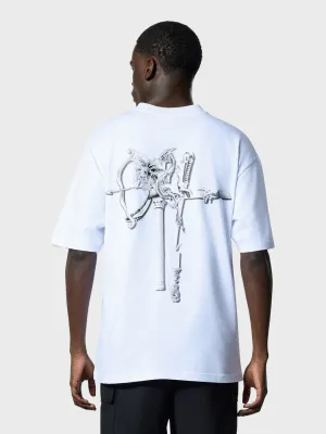 Off The Pitch Museum T-Shirt | White