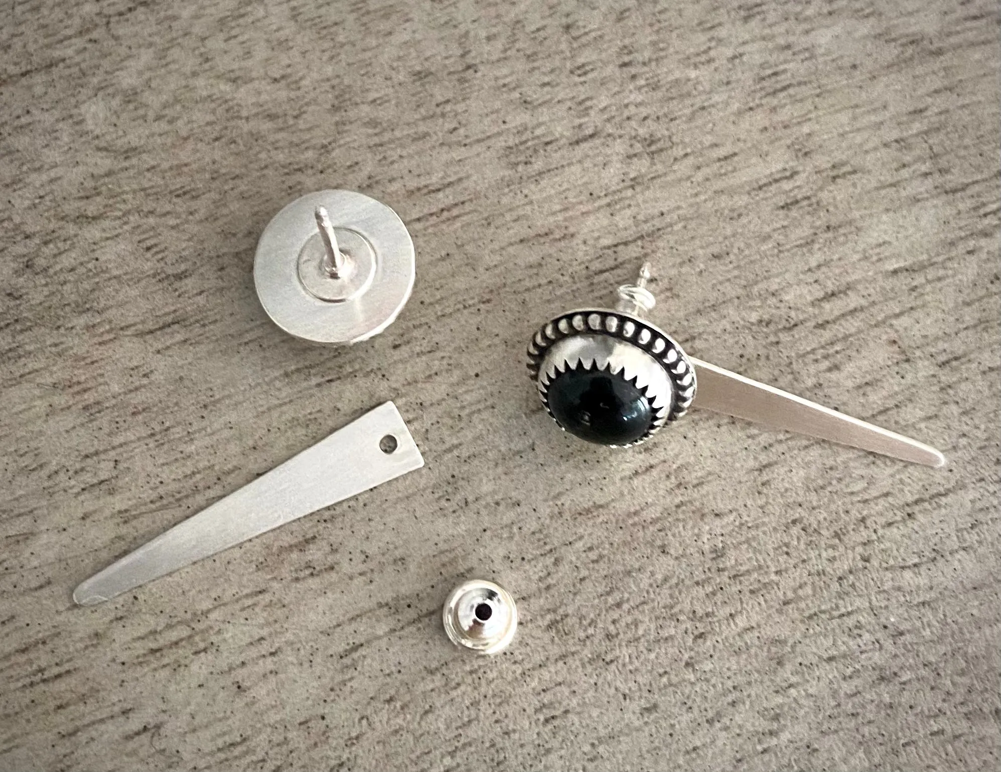 Onyx Spike Earring Jackets