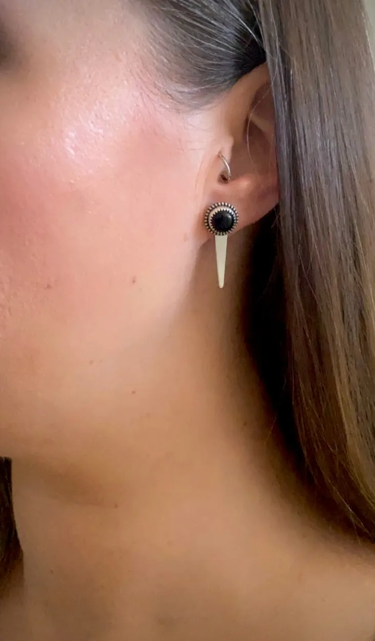 Onyx Spike Earring Jackets
