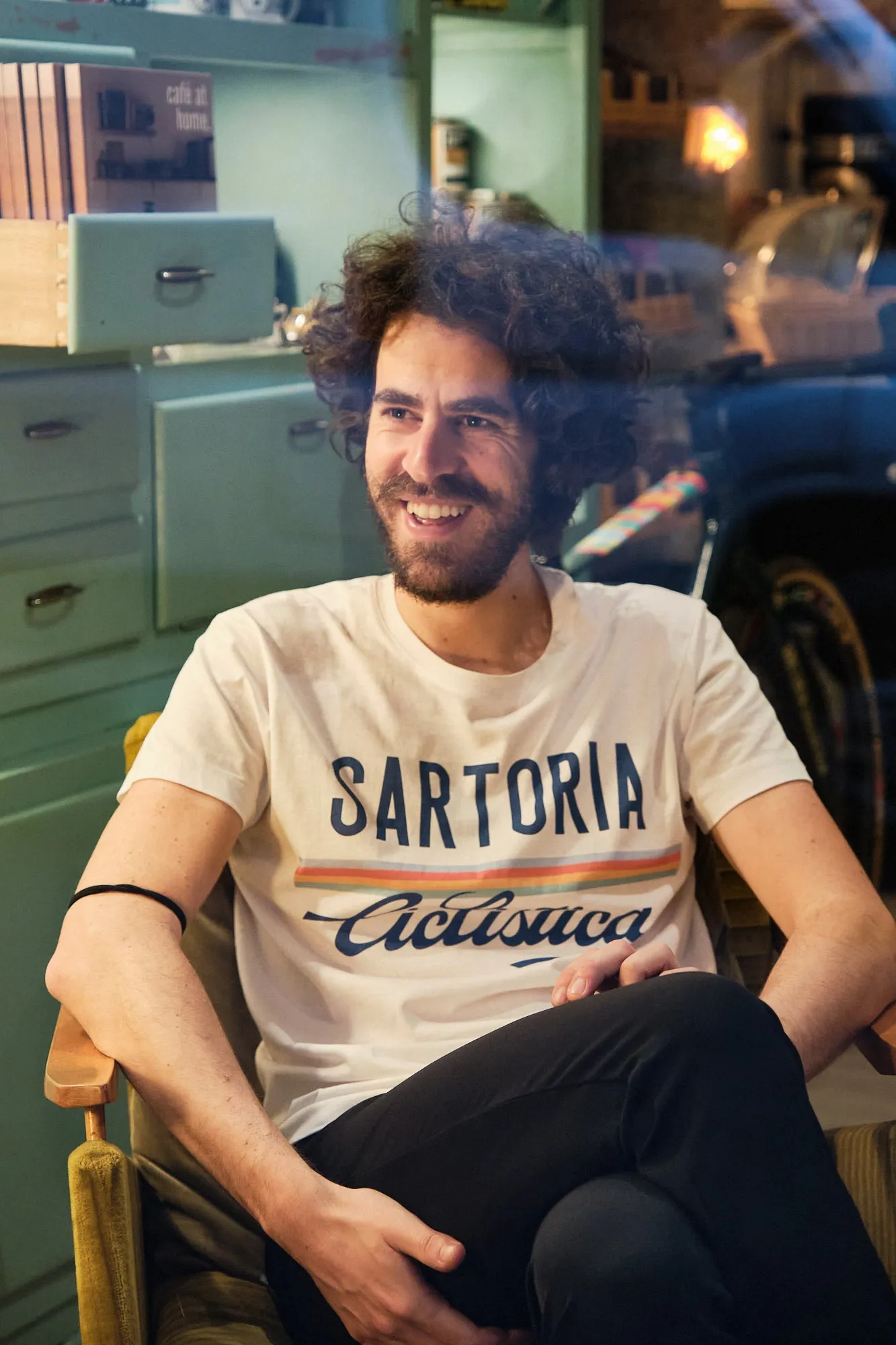Organic Cotton Tshirt - Champ of Sartoria Ciclistica - Unisex