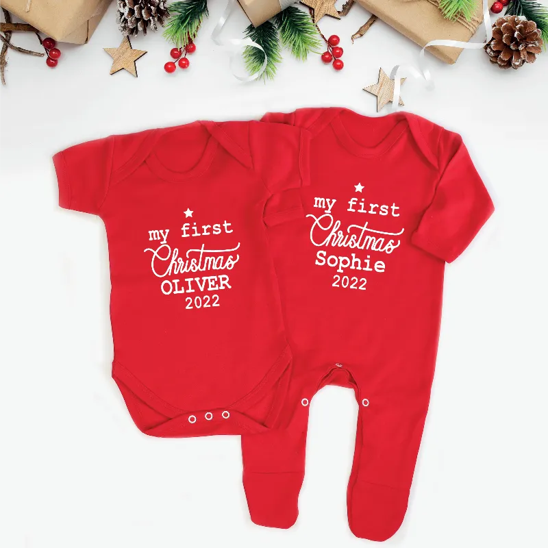 Our First Family Christmas 2022 T-shirts