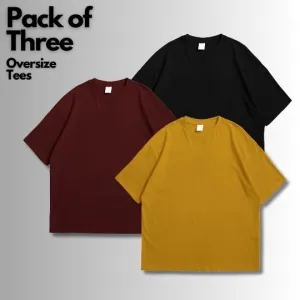 Pack of 3 Oversize T-Shirts