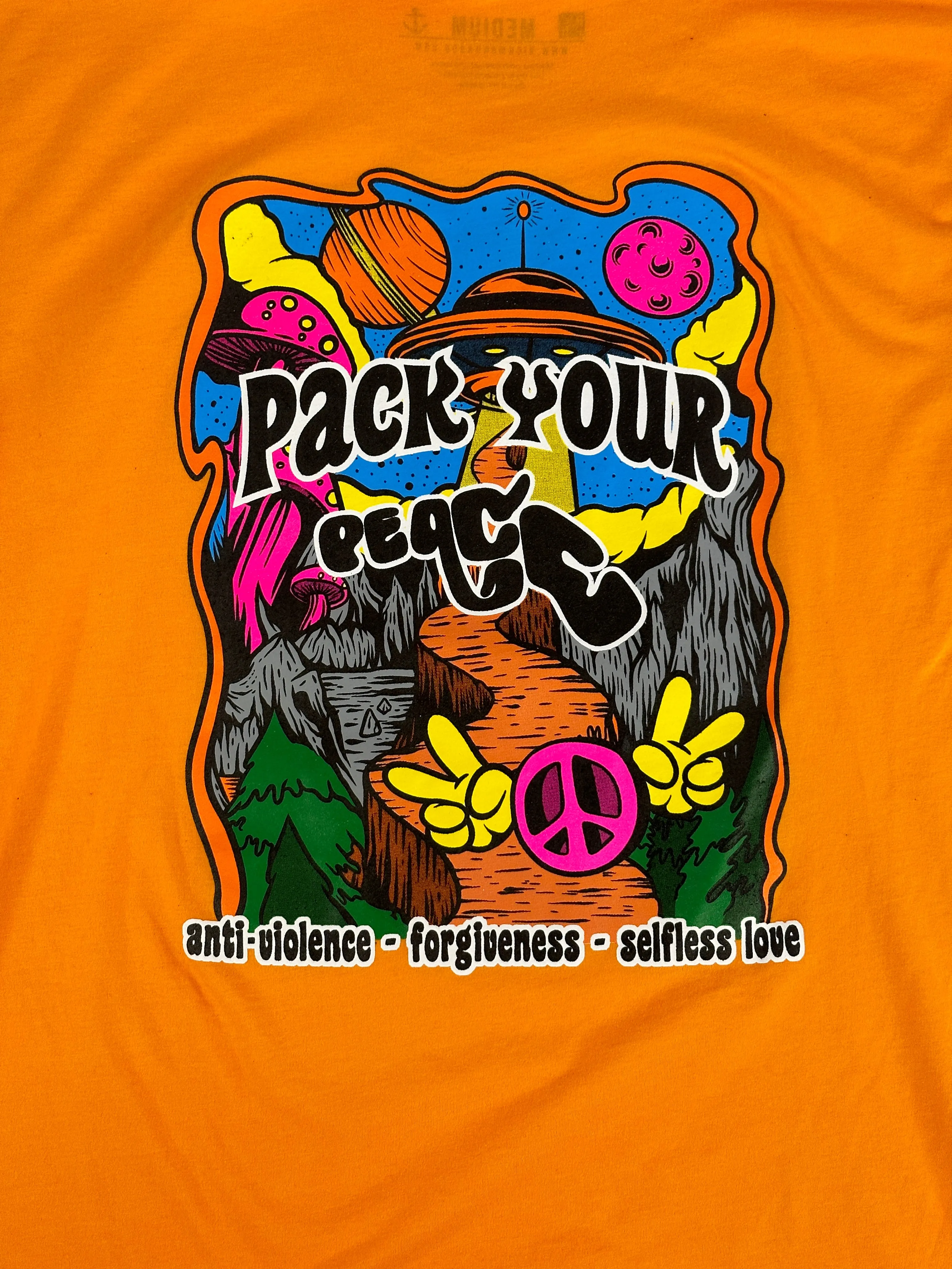 Pack Your Peace T - Orange
