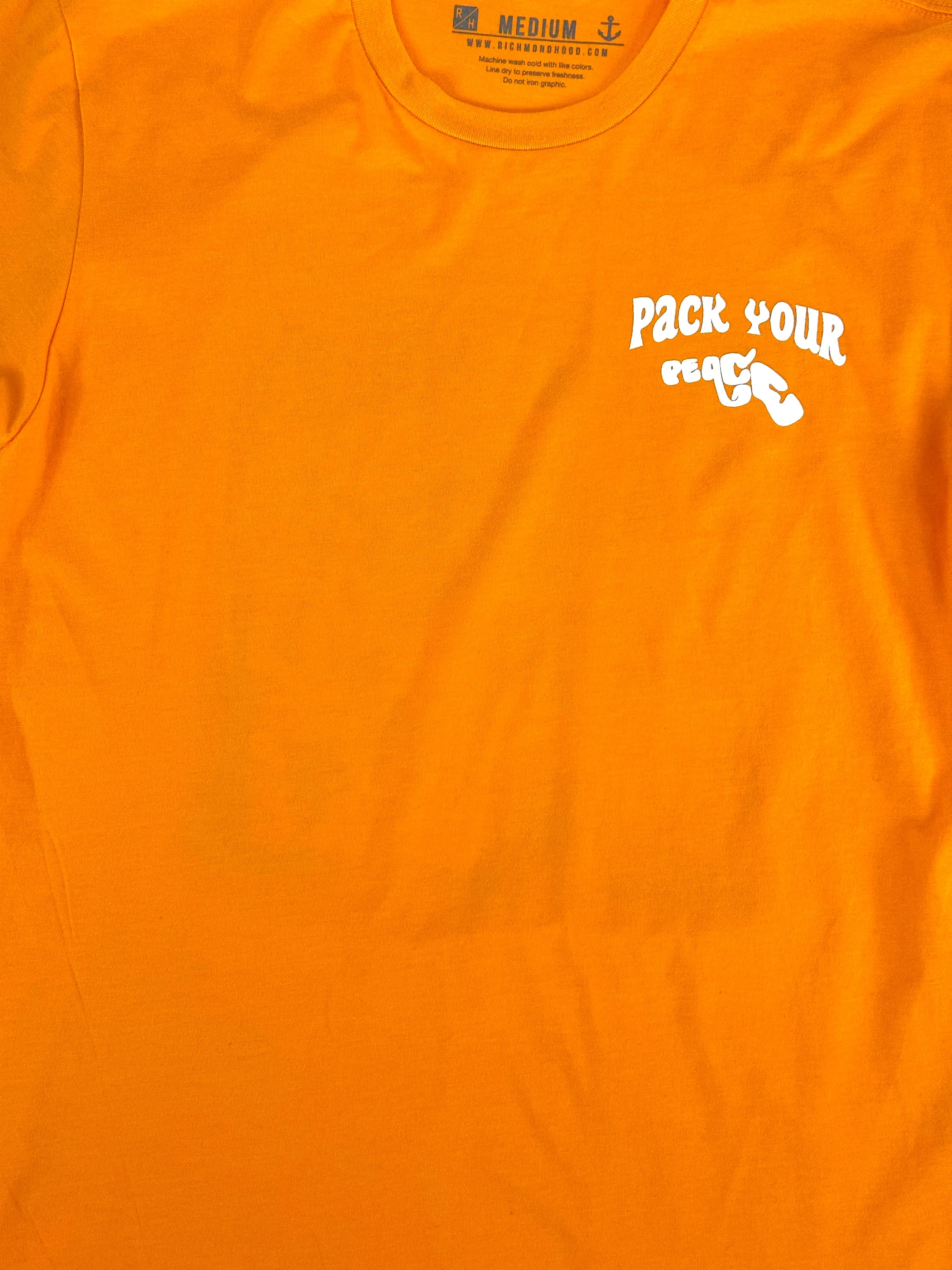 Pack Your Peace T - Orange