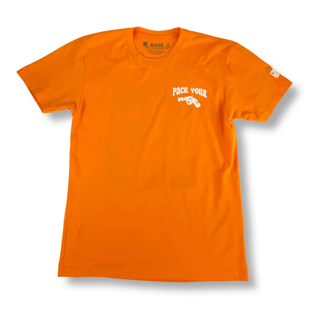 Pack Your Peace T - Orange