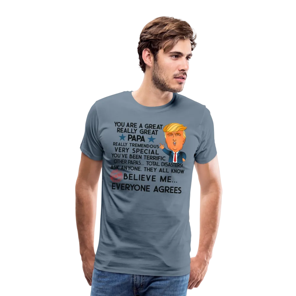 Papa Trump Men's Premium T-Shirt (CK1869)