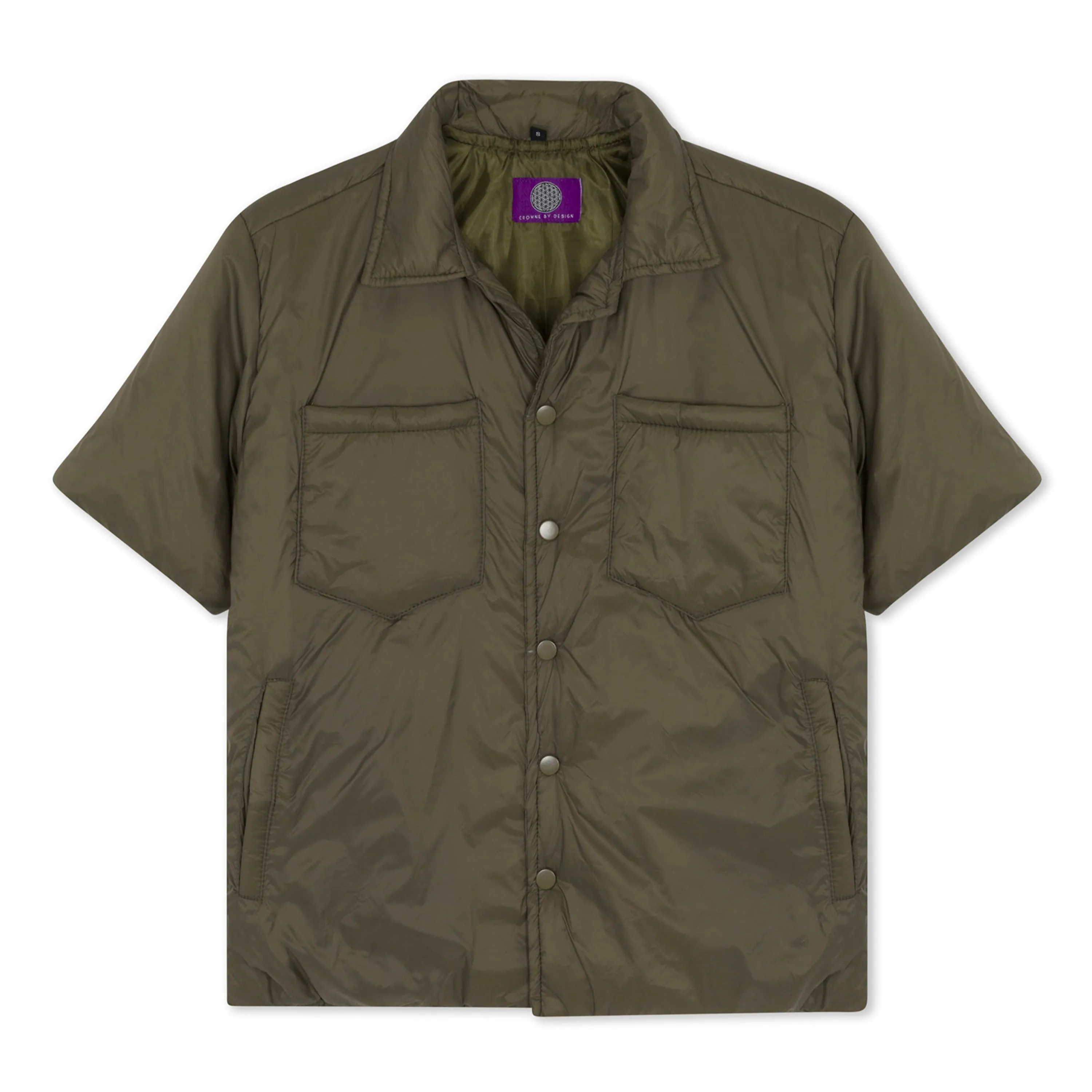 Parachute Puff Shirt (Olive)