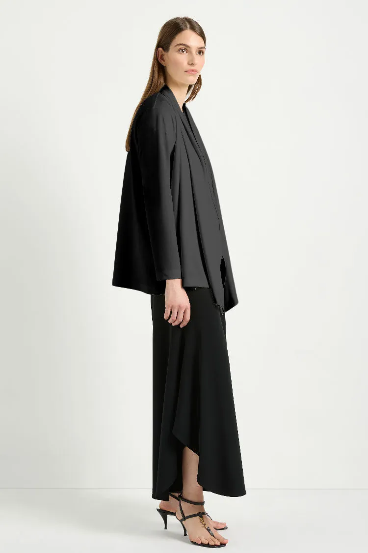 Peak Knit Jacket in Black