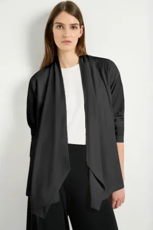 Peak Knit Jacket in Black